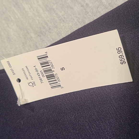 GAP Cloud Light Women's Navy Turtleneck Sweatshirt-Size S -NWT - Picture 6 of 6